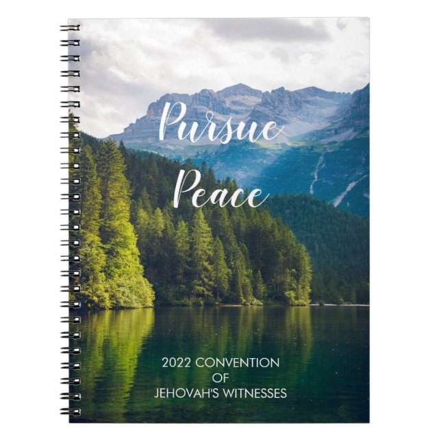 2022 JW Convention -Lake Mountain Notebook (Front)