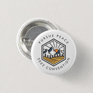 2022 JW Convention -Mountain 3 Cm Round Badge