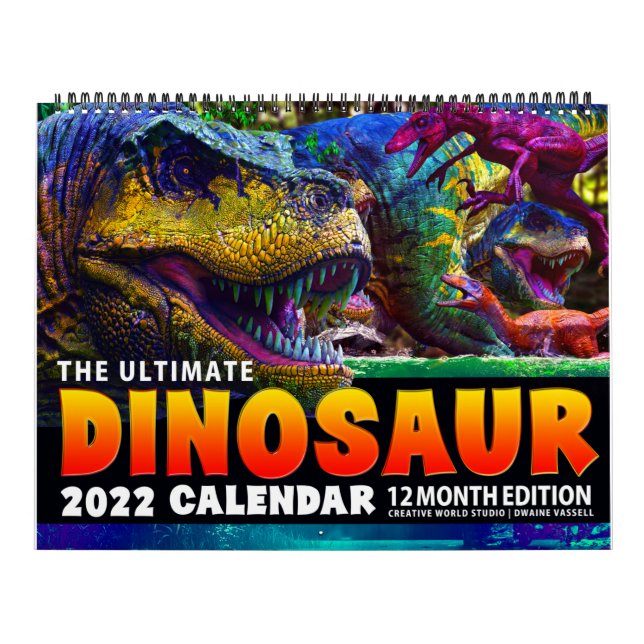 2022 KIDS DINOSAUR WALL CALENDAR:  Advent Calendar (Cover)