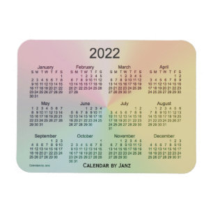 2022 La Boca Shimmer Calendar by Janz 3x4 Magnet