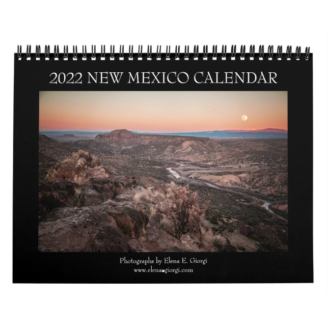 2022 New Mexico Calendar (Cover)