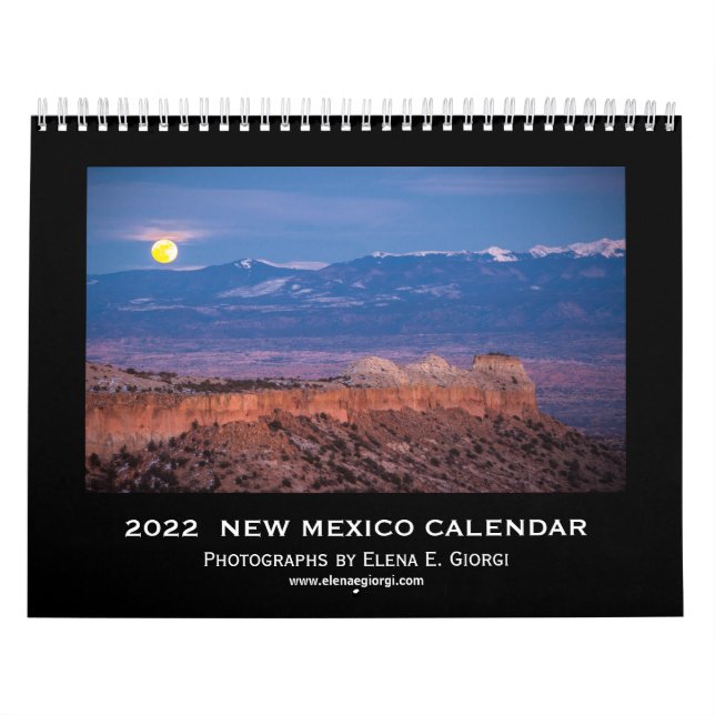 2022 New Mexico Calendar (Cover)
