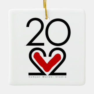 2022 New Year Ceramic Ornament