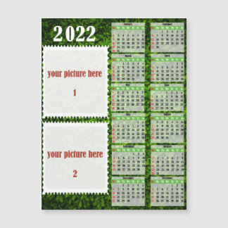 2022 Photo Personalised Calendar Fridge Magnet