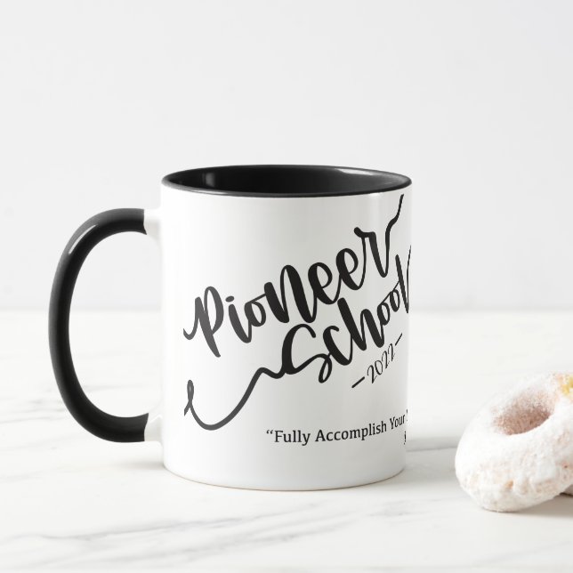 2022 Pioneer School Personalised Mug (With Donut)