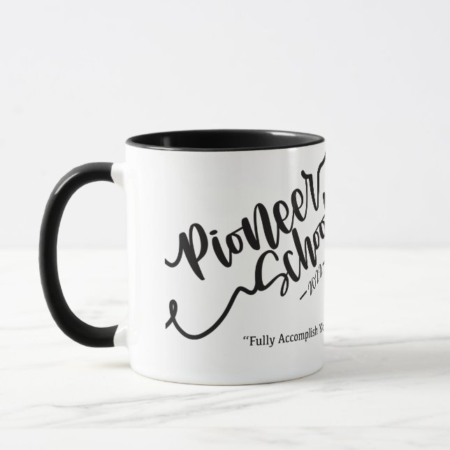 2022 Pioneer School Personalized Mug (Left)