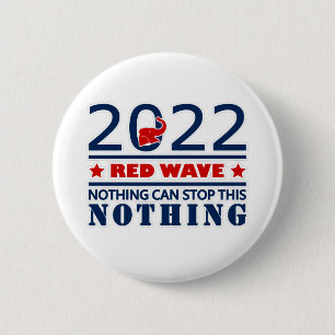 2022 RED WAVE 6 CM ROUND BADGE