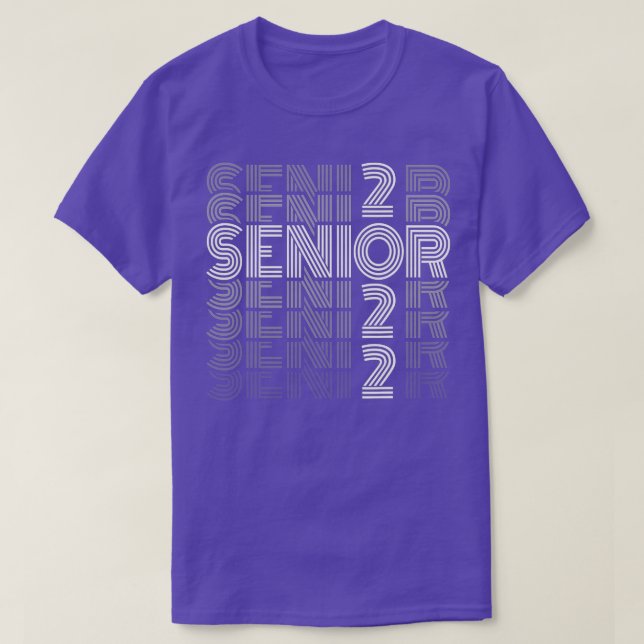 2022 Senior of 22 Girls Boys Women Men Graduation  T-Shirt (Design Front)