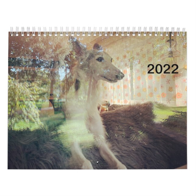 2022 Silken Windhounds (Resting) Calendar (Cover)