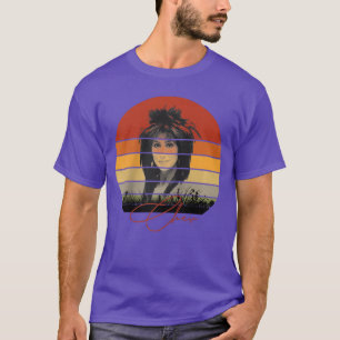 2022 Solid Retro Colour Sunset VintageChers Music T-Shirt