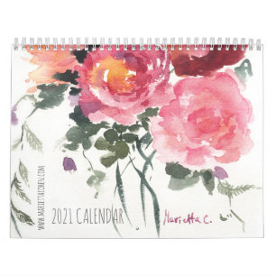 2022 Two Page Medium , White Calendar