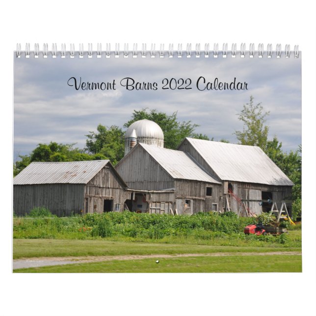 2022 Vermont Barns -  Calendar (Cover)