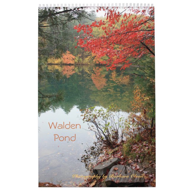 2022 Walden Pond: one page 11 x17 size Calendar (Cover)
