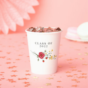 2022 Wildflower Graduation Paper cup