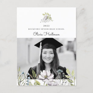 2022 Wildflower Graduation Postcard