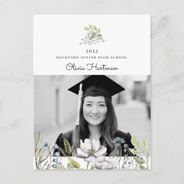 2022 Wildflower Graduation Postcard (Front)