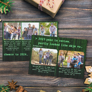 2022 Year in Review Family Photo Cheers to 2023 Holiday Card