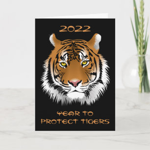 2022 Year to Protect Tigers Card