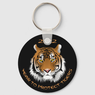 2022 Year to Protect Tigers Key Ring