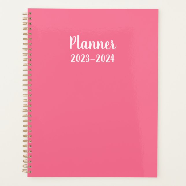 2023-2024 montly weekly planner (Front)