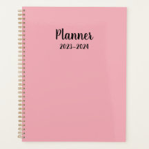 2023-2024 pink Monthly/Weekly Planner