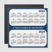 2023-2024 Police Box Blue 2 Year Calendar by Janz