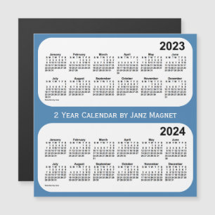 2023-2024 Steel Blue 2 Year Calendar by Janz