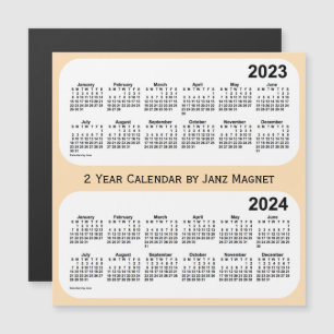 2023-2024 Wheat 2 Year Calendar by Janz Magnet