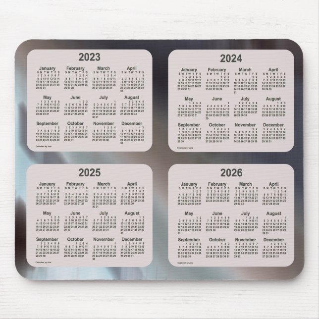 2023-2026 Shadows 4 Year Calendar by Janz Mouse Pad (Front)