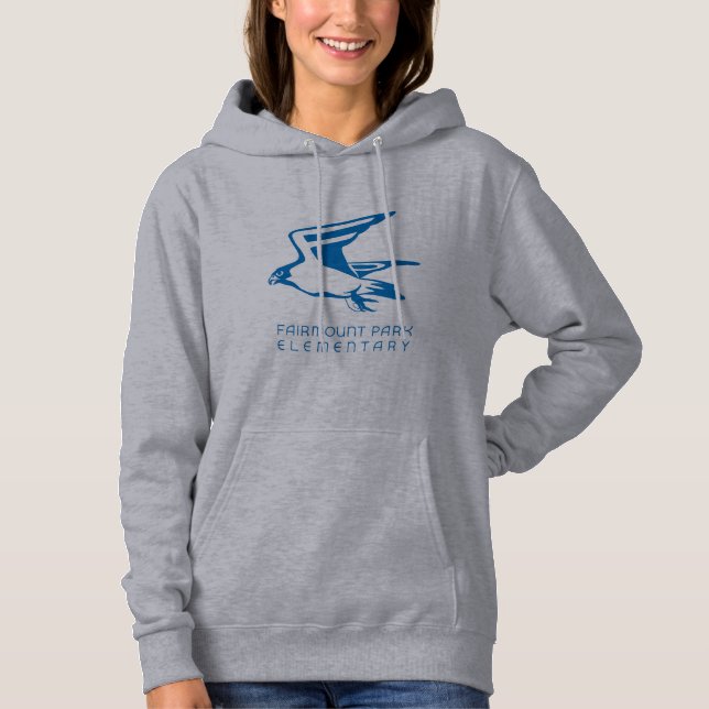2023-24 Grey Womens Hoodie (Front)