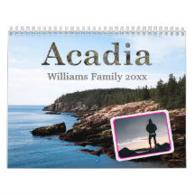 2023 Acadia National Park Family Photo Calendar