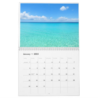 2023 Anguilla Beaches Calendar