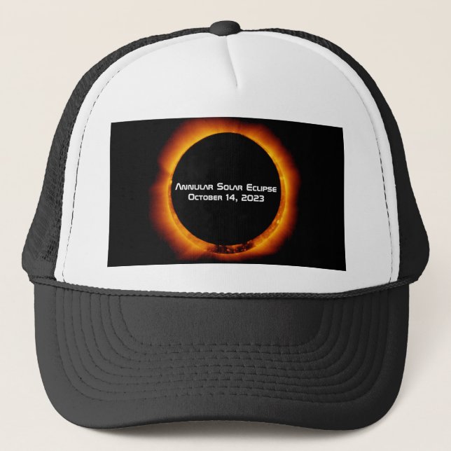2023 Annular Solar Eclipse Trucker Hat (Front)