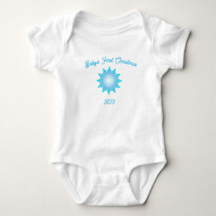 2023 Baby's First Christmas Baby Bodysuit