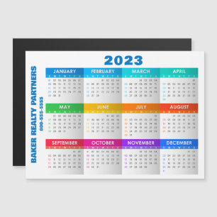 2023 Business Magnetic Calendar