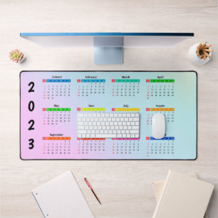 2023 Calendar Desk Mat