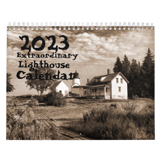 2023 Calendar- Extraordinary Lighthouse Calendar (Cover)
