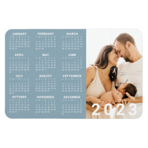 2023 Calendar Family Photography Custom Colour Magnet