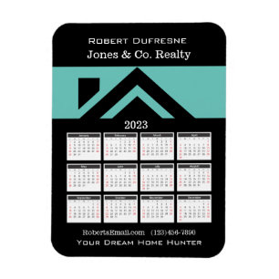2023 Calendar House Personalised Magnet