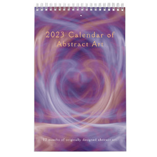 2023 Calendar of Abstract Art