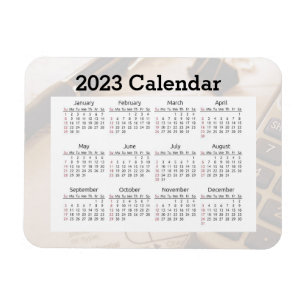 2023 Calendar Refrigerator Magnet