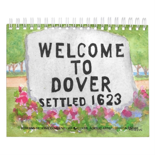 2023 CALENDAR - ROSEANN MESERVE ARTIST  (Cover)