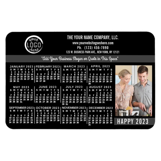 2023 Calendar (See Description for Newest Version) Magnet (Horizontal)