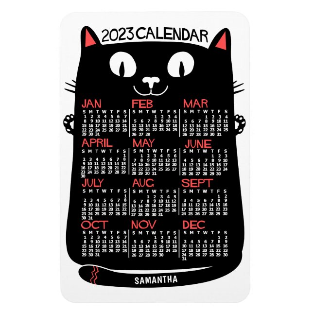 2023 Calendar (See Description for Newest Version) Magnet (Vertical)