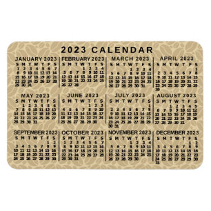 2023 Calendar (See Description for Newest Version) Magnet