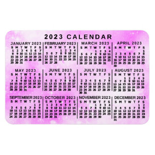 2023 Calendar (See Description for Newest Version) Magnet
