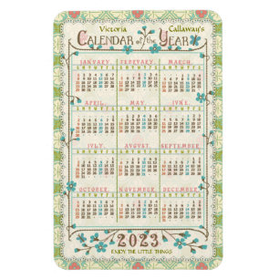 2023 Calendar (See Description for Newest Version) Magnet