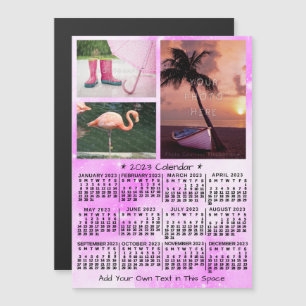 2023 Calendar (See Description for Newest Version) Magnetic Invitation