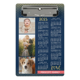 2023 Calendar (See Description for Newest Version) Mini Clipboard