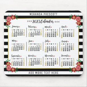 2023 Calendar (See Description for Newest Version) Mouse Pad
